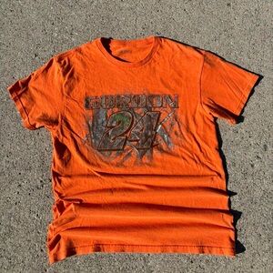 Vintage Orange NASCAR Jeff Gordon Racing Tee Shirt